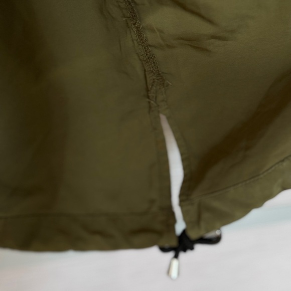 SANCTUARY ARMY GREEN RAIN COAT SIZE SMALL - Picture 14 of 15